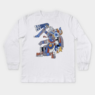 Tlaloc - He Who Makes Things Sprout Kids Long Sleeve T-Shirt